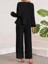 BellaraNova Pants Set in black back view