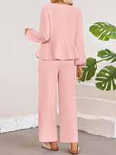 BellaraNova Pants Set in dusty pink back view