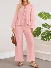 BellaraNova Pants Set in dusty pink front view