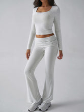 Light Gray Liahnique set styled with white sneakers for casual athleisure look