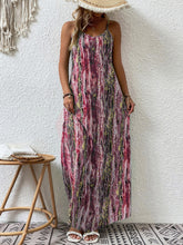 Model strolling the beach in the Lime color Jewel of Northern Lights Maxi Cami Dress paired with a woven straw hat with white raw trim, jewelry, and white heels for casual chic look.