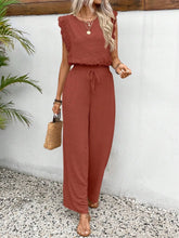 Lifestyle shot of the Terracotta  Papiloniya™ Lace Trim Set worn for an outdoor brunch, paired with sneakers, a tan handbag, and gold jewelry.