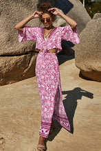 PetalVista Floral Viscose Duo in carnation pink front view
