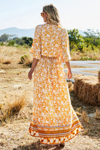 PetalVista Floral Viscose Duo in sherbet back view