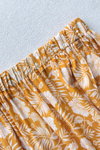 Elastic waistband close-up on PetalVista sherbet skirt for flexible comfortable fit