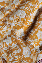 Detailed close-up of PetalVista sherbet set’s vibrant floral print pattern