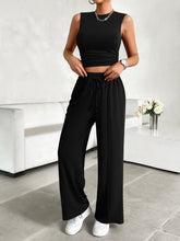 Zenvara Loungewear Set in black styled with accessories for a casual versatile style look