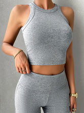 Averra Ribbed Luxe Knit Duo gray close up front view detail