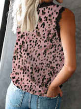 Back view of Lace Detail V-Neck Tank in dusty pink with relaxed fit