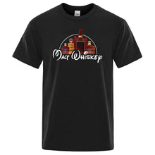 Front view of the Black Barrel Craft Malt Whiskey O-neck short-sleeve graphic tee.