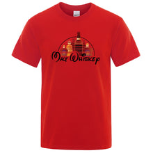 Front view of the Red Barrel Craft Malt Whiskey O-neck short-sleeve graphic tee.