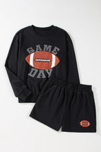 a photo of the Blitzelle™ GAME DAY Football Shorts Set with a white background.