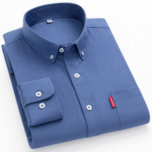 Front photo of the dark blue Business MVP Button-Down