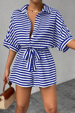 Blue LineaVerra™ Romper styled for brunch, errands, or summer evenings.