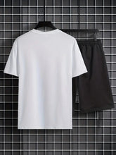 White ChiDrift Set back view on hanger showcasing rear design.