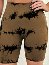 chromaluxe high waist shorts coffee brown front view