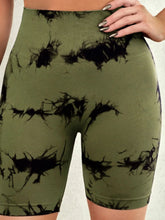 chromaluxe high waist shorts moss front view