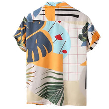 Color Flower Solvaré Printed Paradise shirt back flat lay
