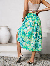 Back view of Havélyra Bloom Skirt in multicolor floral print