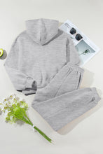Back flat lay of Iravelle Hoodie and Pants Active Duo showing seam detail