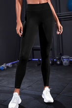 front view of nexaflex core leggings black wide waistband activewear