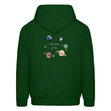 Men's NyxeAura Royale Cosmic Crown Midweight Hoodie - forest green