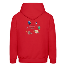 Men's NyxeAura Royale Cosmic Crown Midweight Hoodie - red