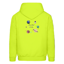 Men's NyxeAura Royale Cosmic Crown Midweight Hoodie - safety green