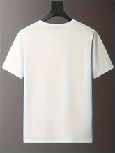 Regal K Bear White Graphic Tee back view on hanger.