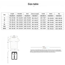 Size chart for Tropiverno LeafTide Set with measurements in centimeters and inches.
