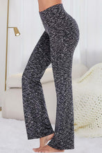 side view of velapocket flare pants gray