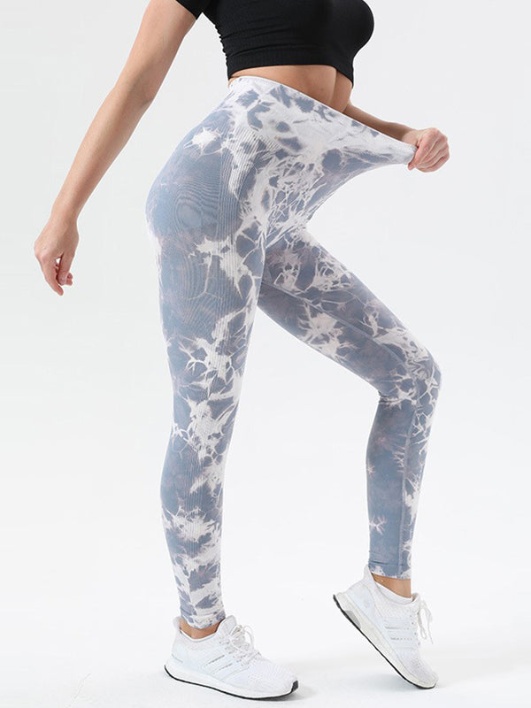side view stretch waist in veloraform high waist leggings multicolor